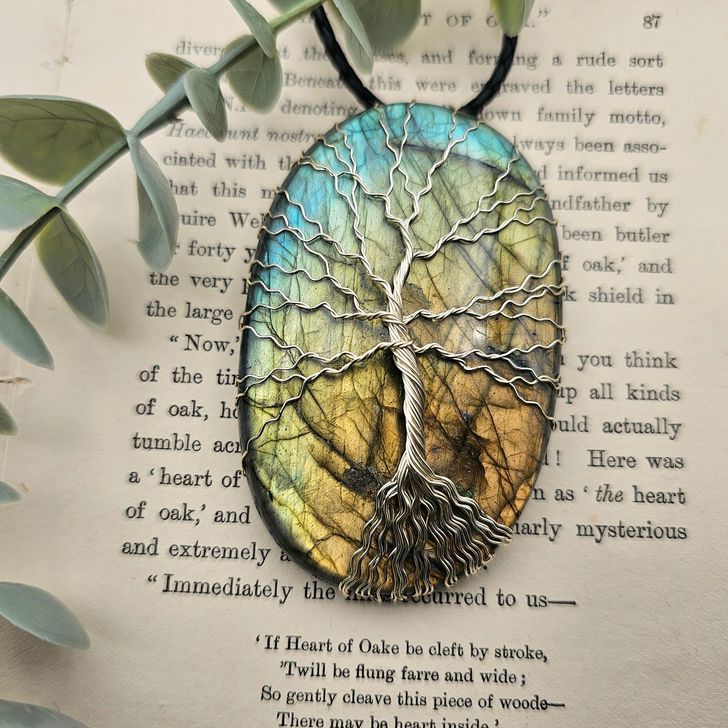 Labradorite Tree of Life Pendant | Jewelry Wire | Gemstone Necklace
