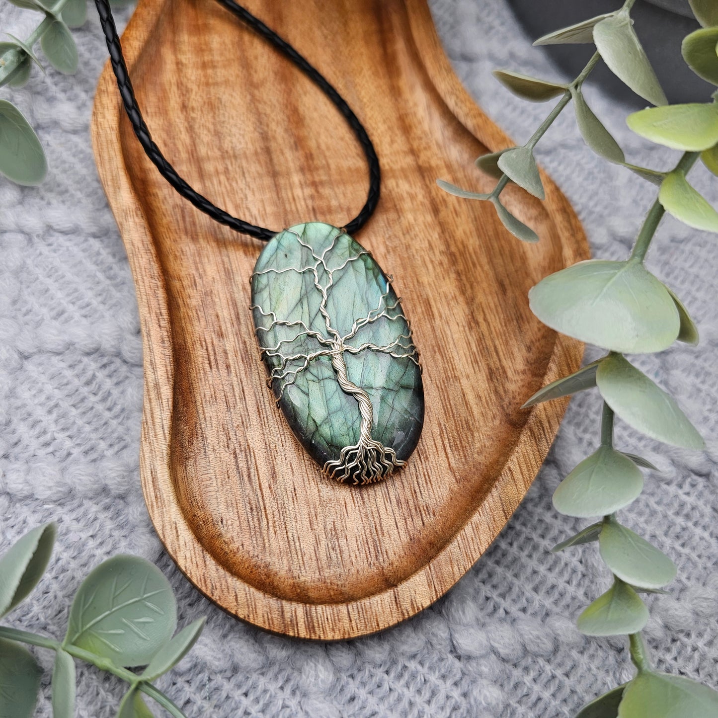 Labradorite Tree of Life Pendant | Jewelry Wire | Gemstone Necklace