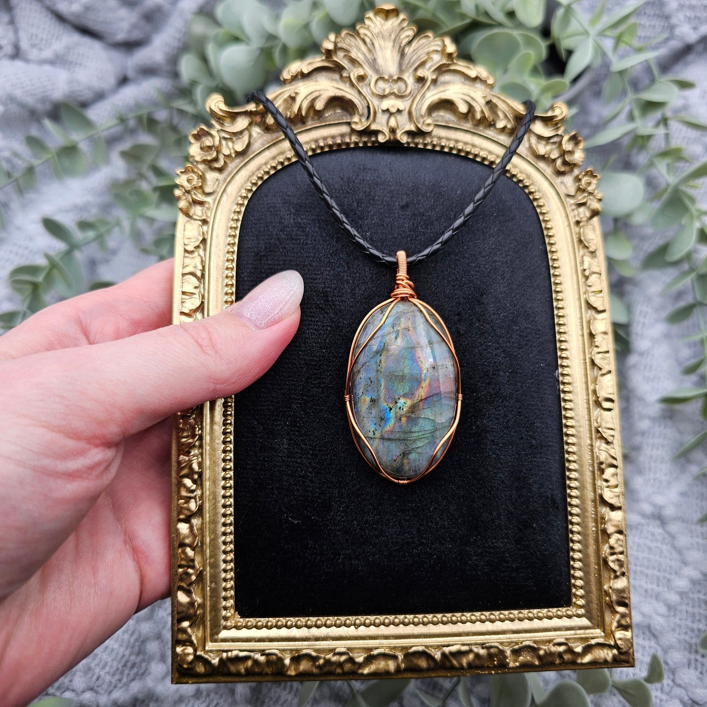 Labradorite Pendant | Jewelry Wire | Gemstone Necklace