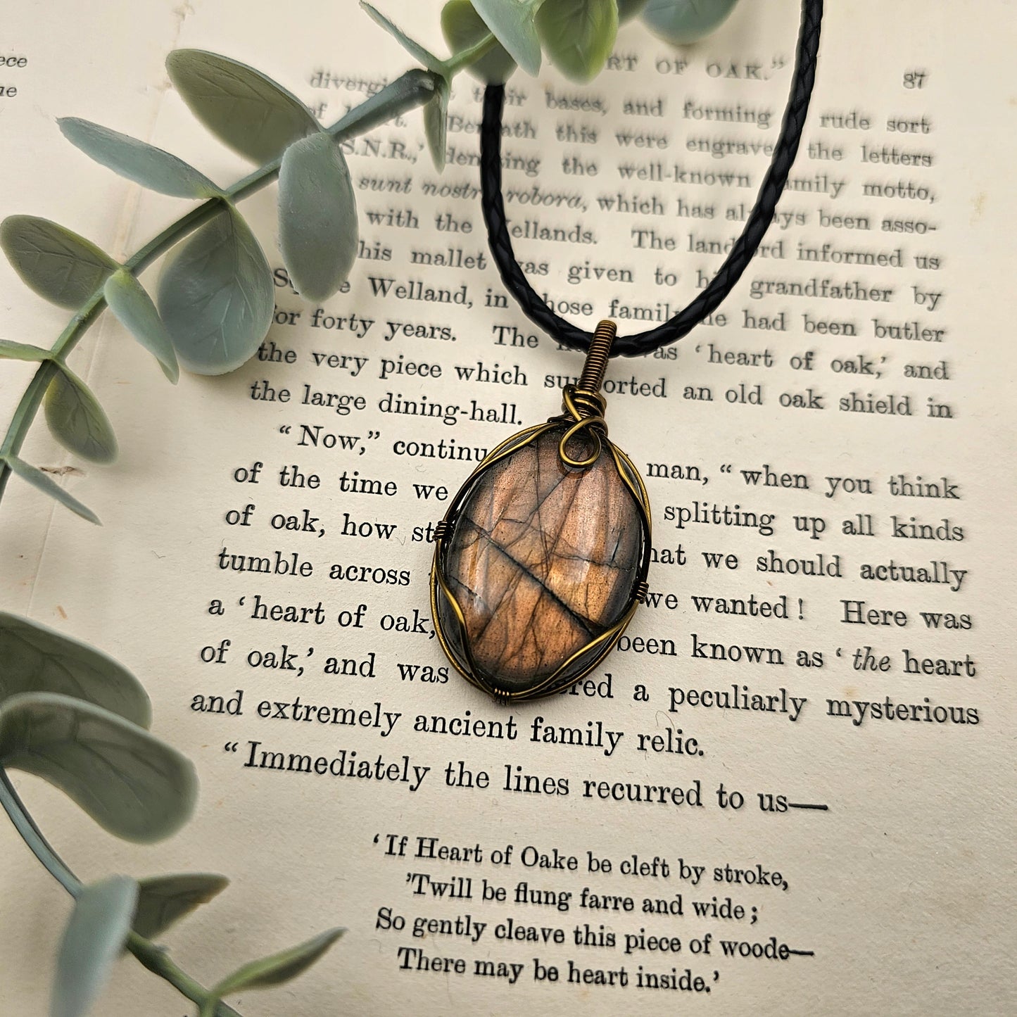 Labradorite Pendant | Jewelry Wire | Gemstone Necklace