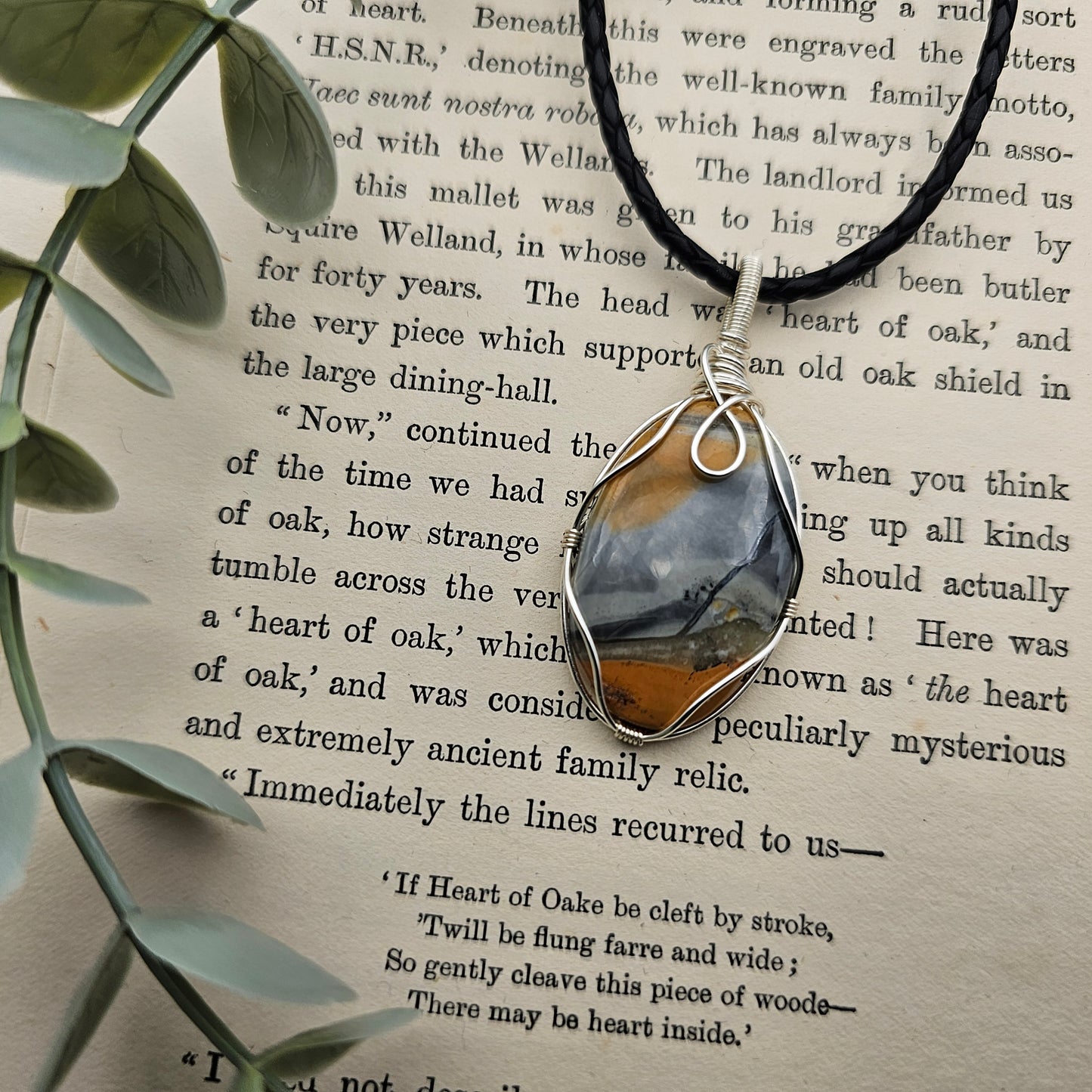 Jasper Pendant | Jewelry Wire | Gemstone Necklace