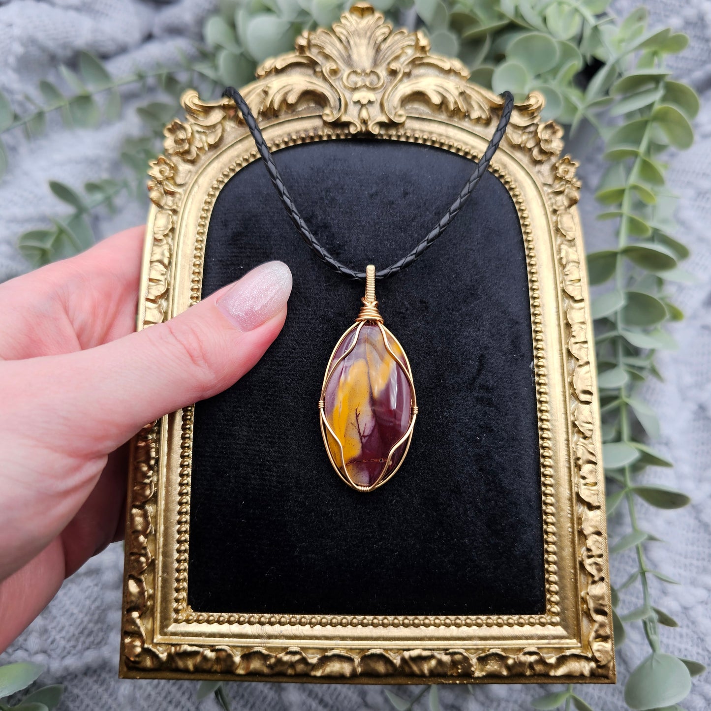 Jasper Pendant | Jewelry Wire | Gemstone Necklace