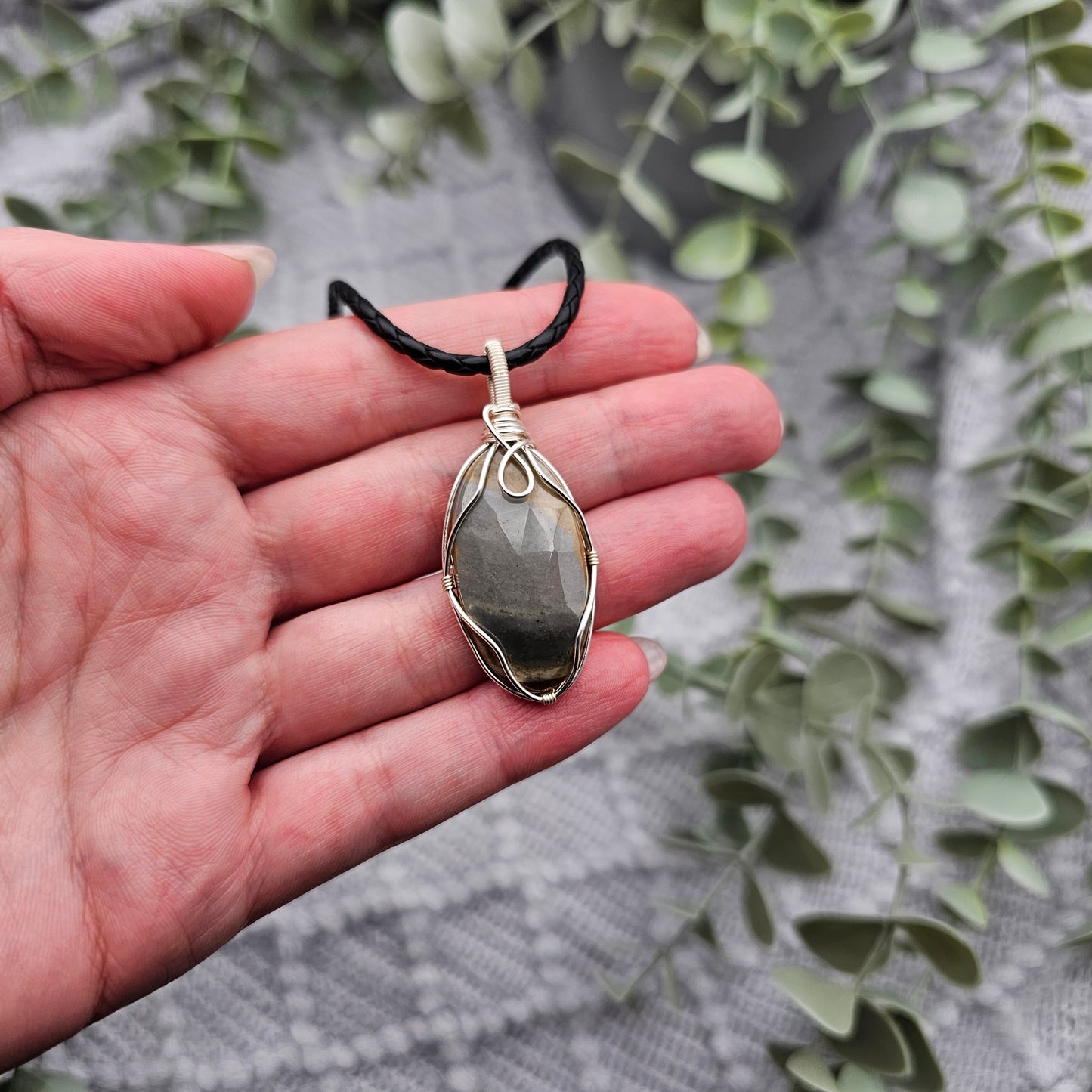 Jasper Pendant | Jewelry Wire | Gemstone Necklace