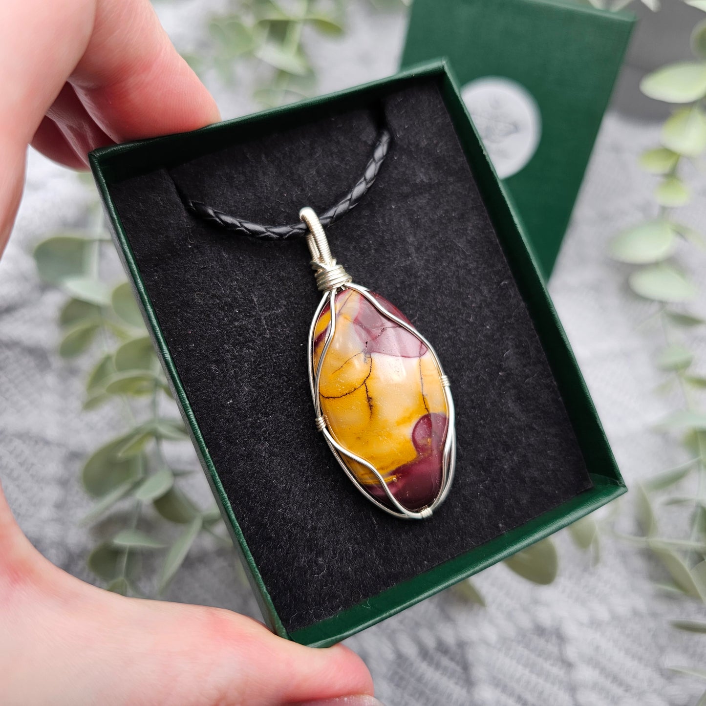 Jasper Pendant | Jewelry Wire | Gemstone Necklace