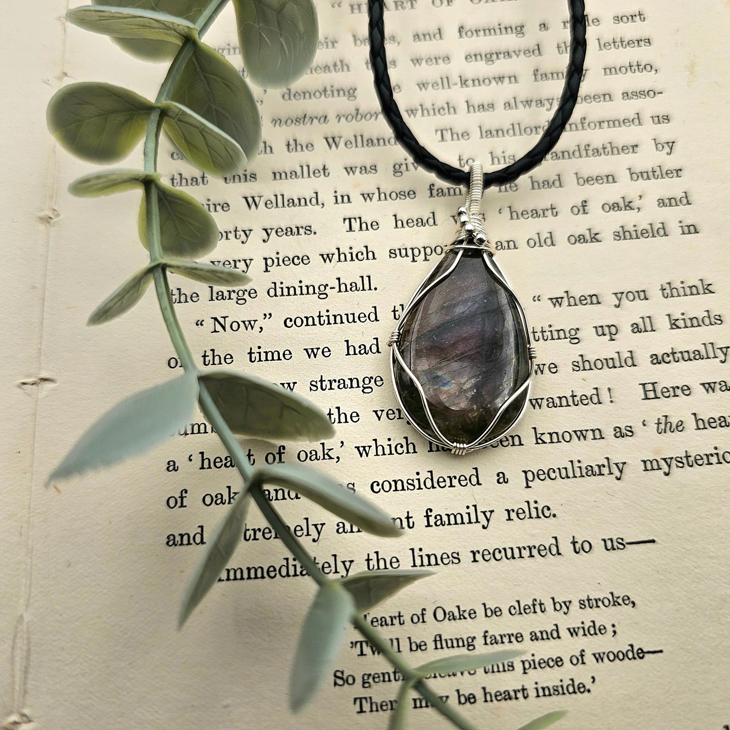 Labradorite Pendant | 925 Sterling Silver | Gemstone Necklace