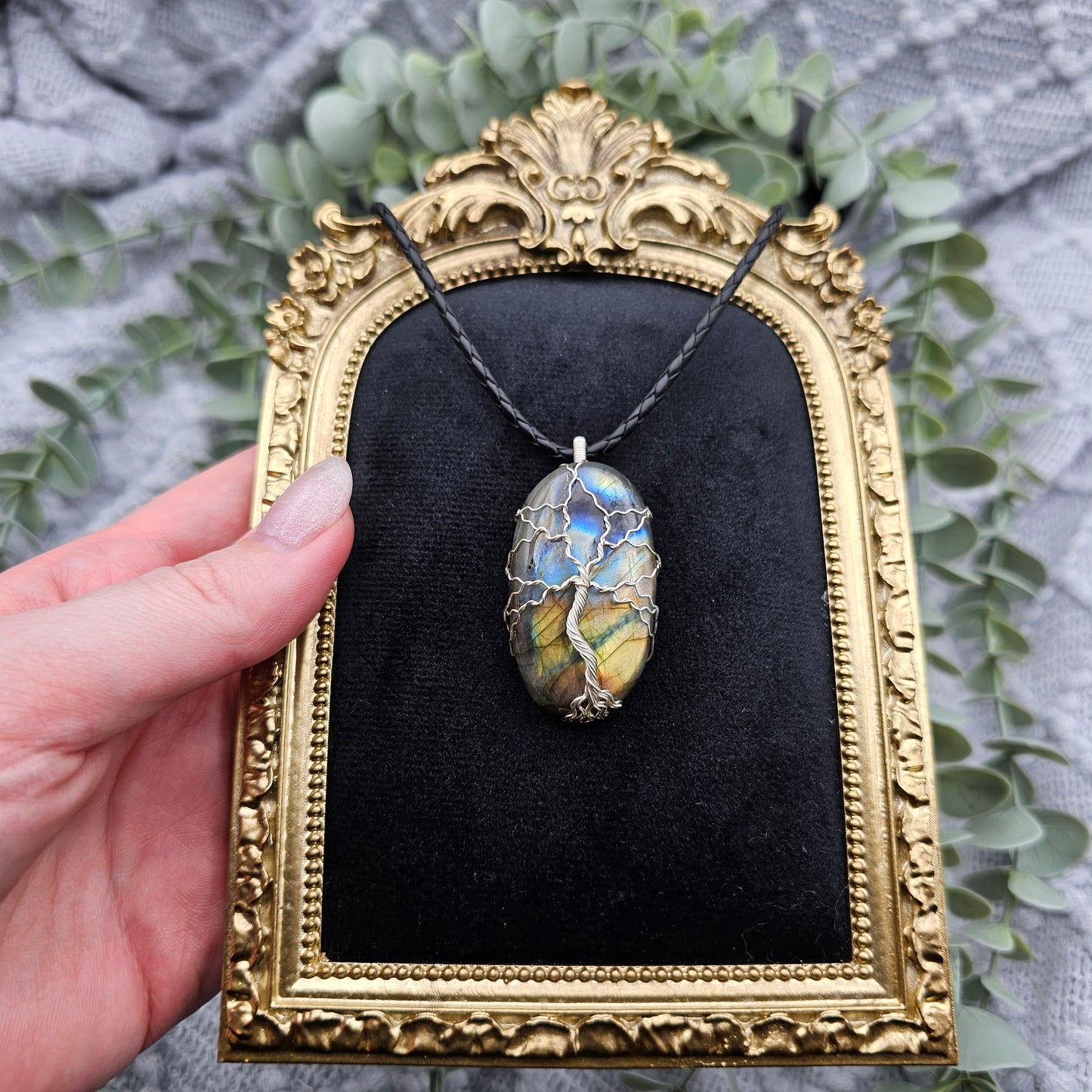 Labradorite Tree of Life Pendant | Jewelry Wire | Gemstone Necklace