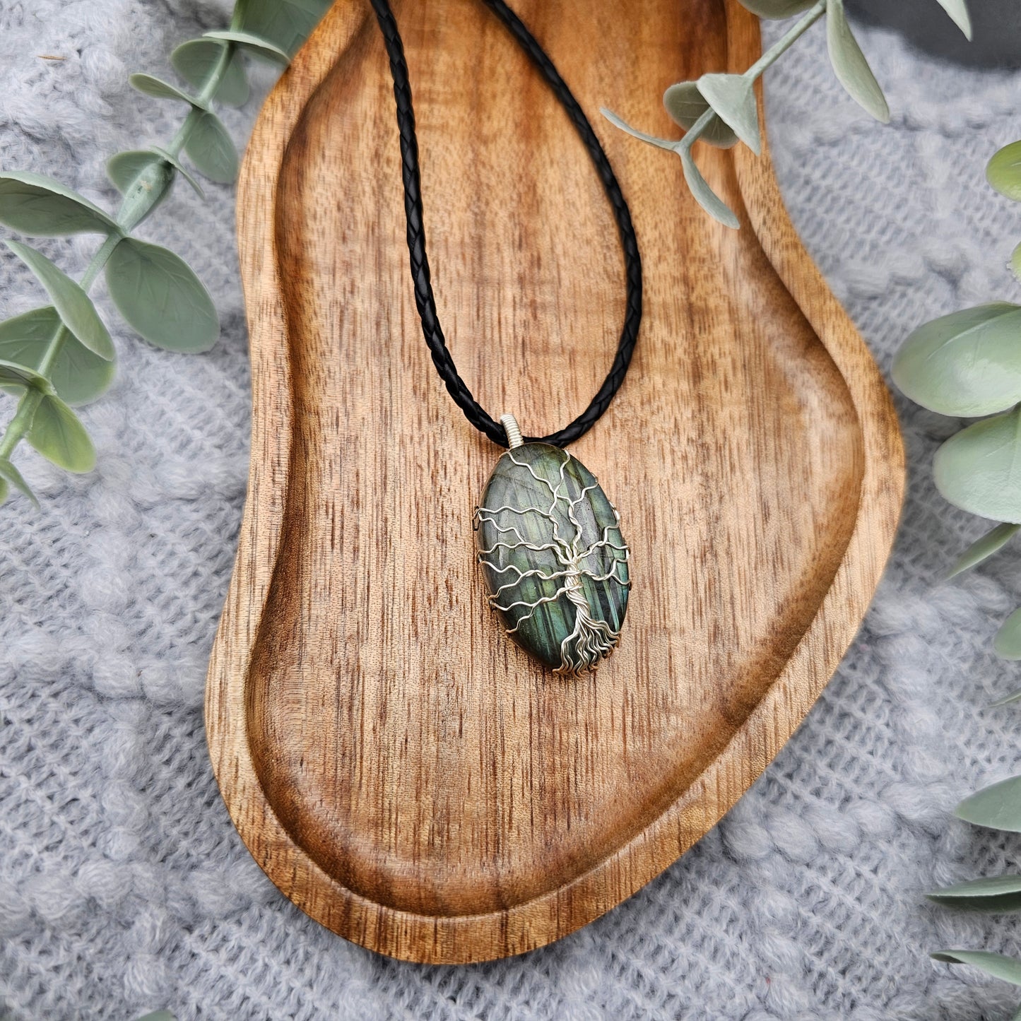 Labradorite Tree of Life Pendant | Jewelry Wire | Gemstone Necklace