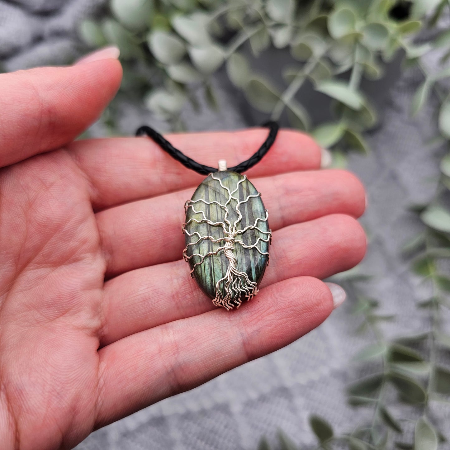 Labradorite Tree of Life Pendant | Jewelry Wire | Gemstone Necklace