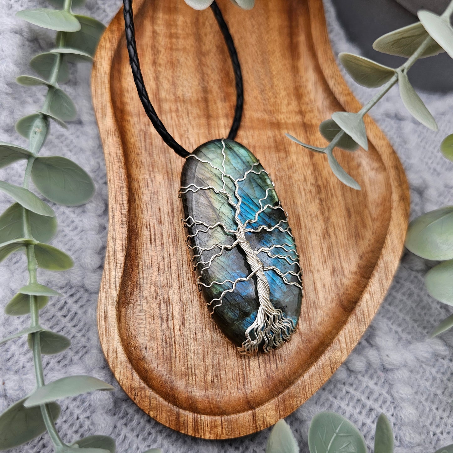 Labradorite Tree of Life Pendant | Jewelry Wire | Gemstone Necklace