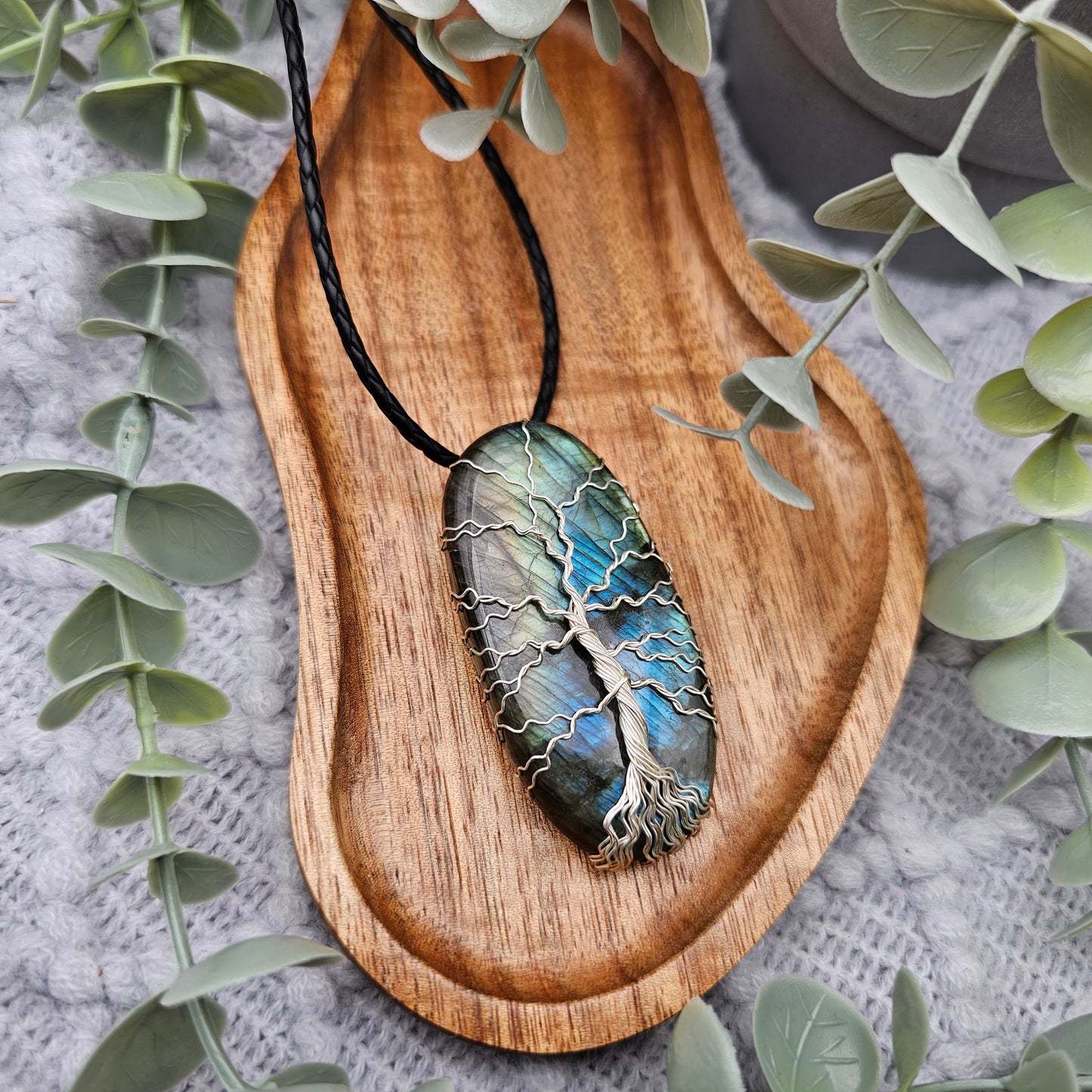 Labradorite Tree of Life Pendant | Jewelry Wire | Gemstone Necklace