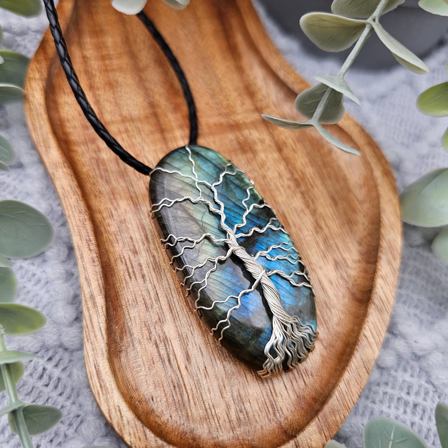 Labradorite Tree of Life Pendant | Jewelry Wire | Gemstone Necklace