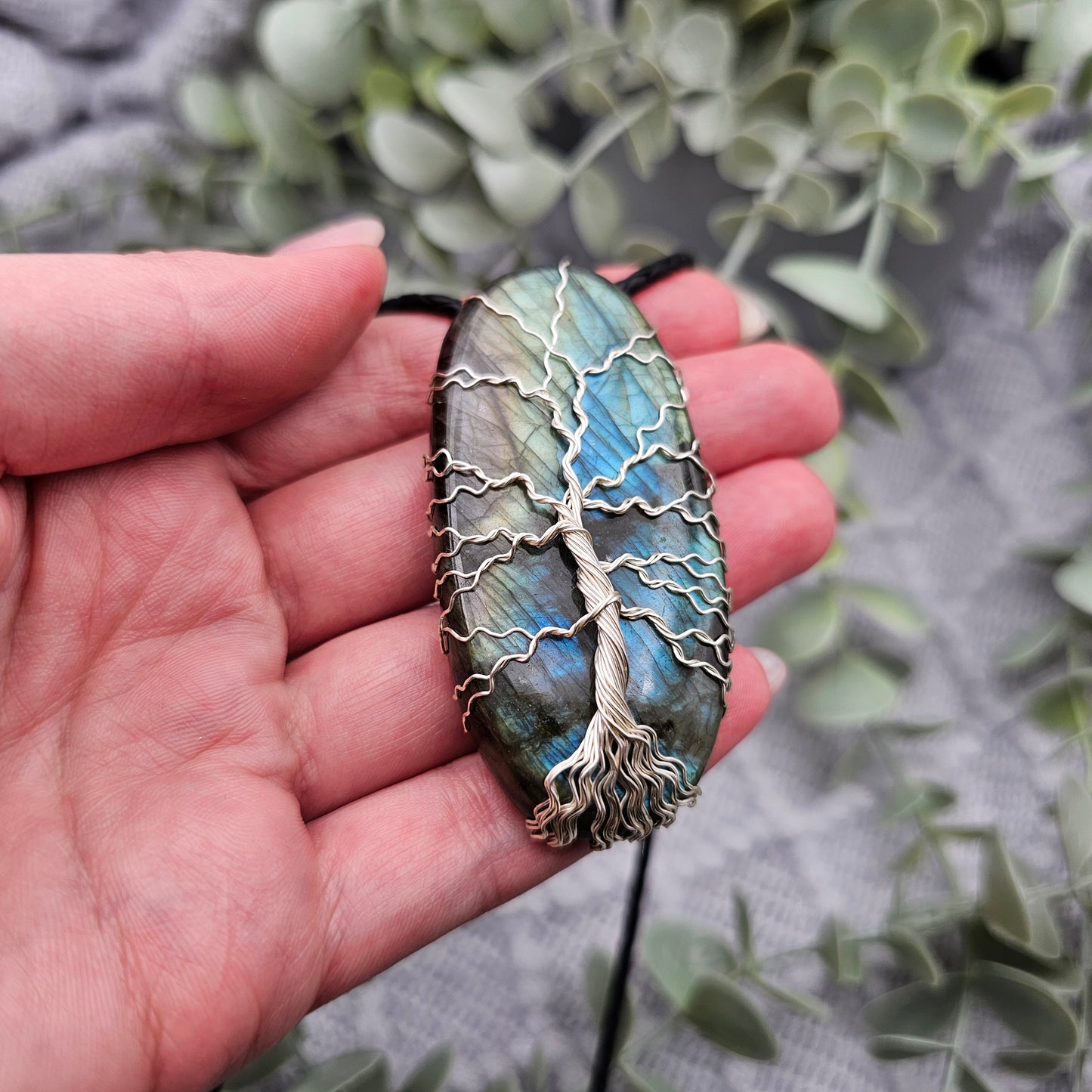 Labradorite Tree of Life Pendant | Jewelry Wire | Gemstone Necklace