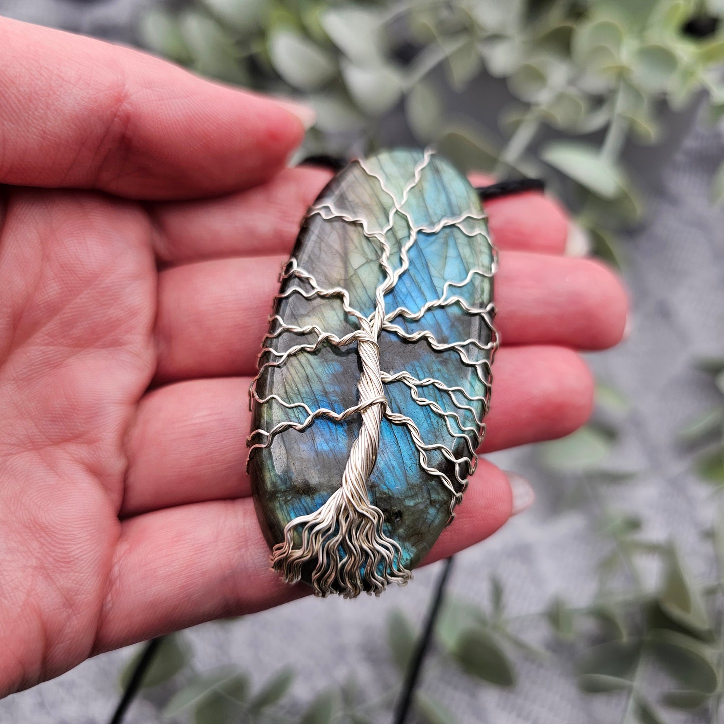 Labradorite Tree of Life Pendant | Jewelry Wire | Gemstone Necklace