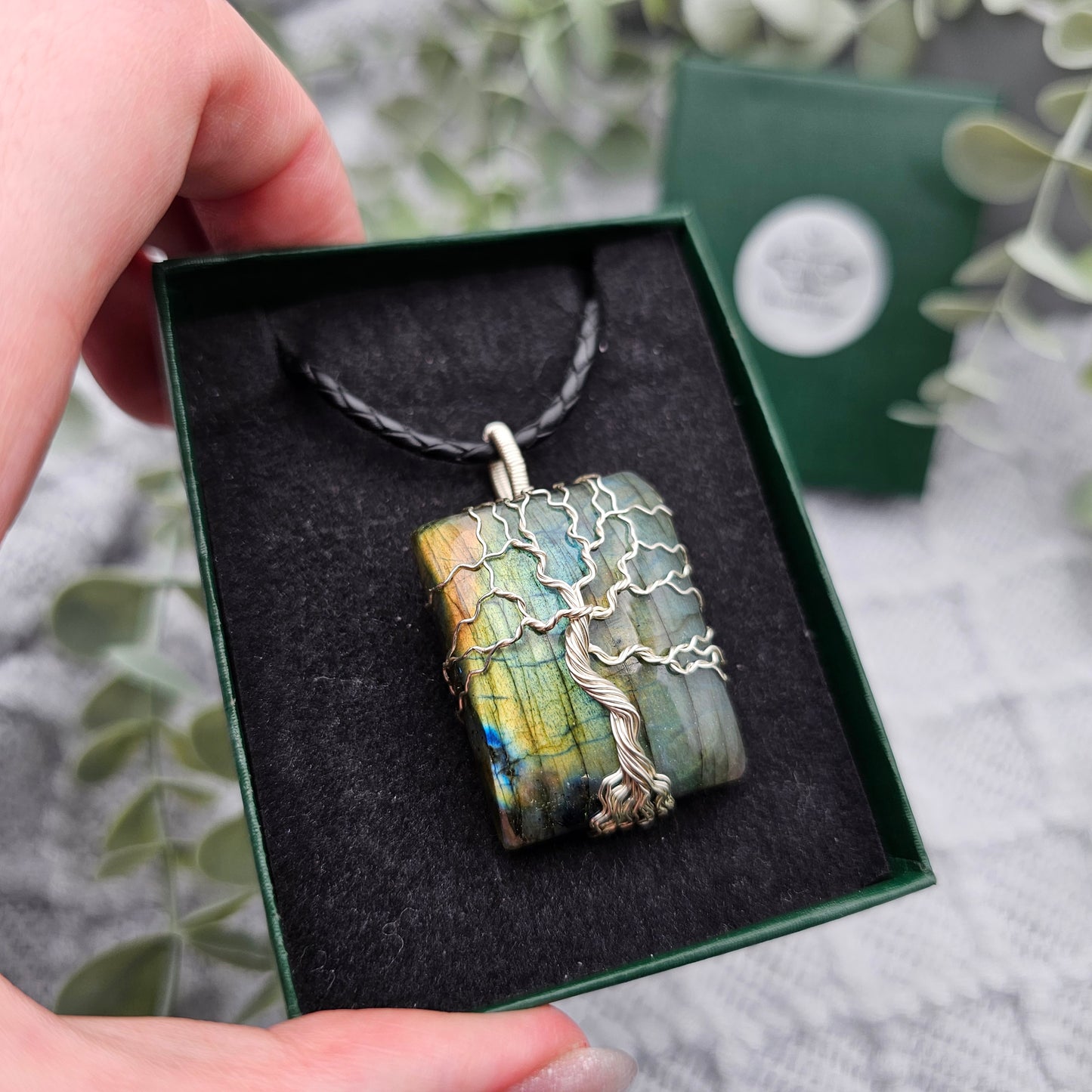 Labradorite Tree of Life Pendant | Jewelry Wire | Gemstone Necklace