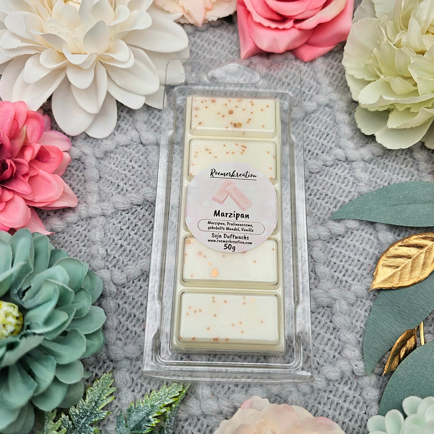 Tafel 50 g | Marzipan | Duftwachs