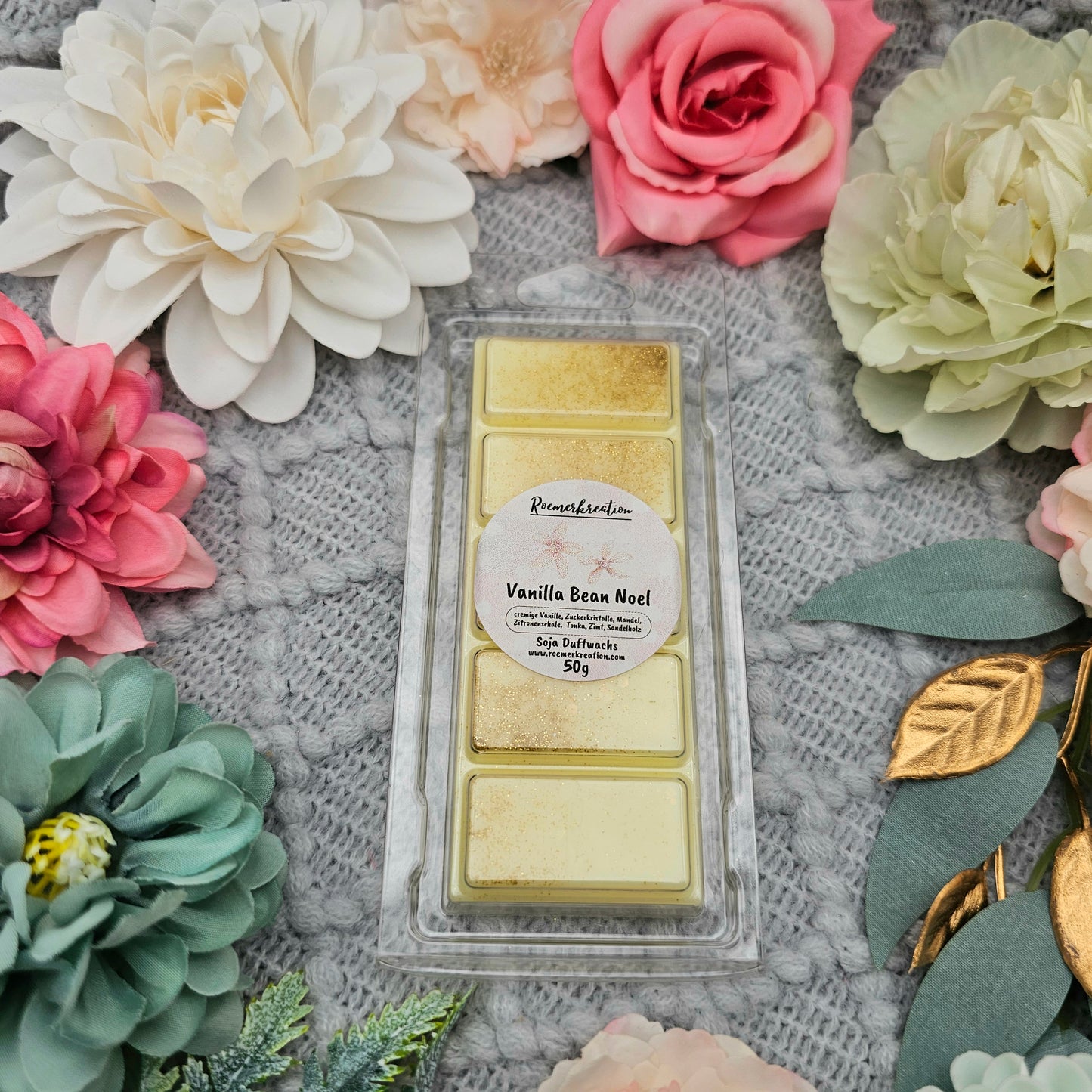 Tafel 50 g | Vanilla Bean Noel | Duftwachs