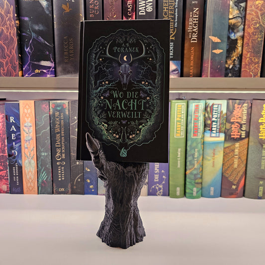 Buchhalter Hand Schwarz | 3D Druck | Buchständer