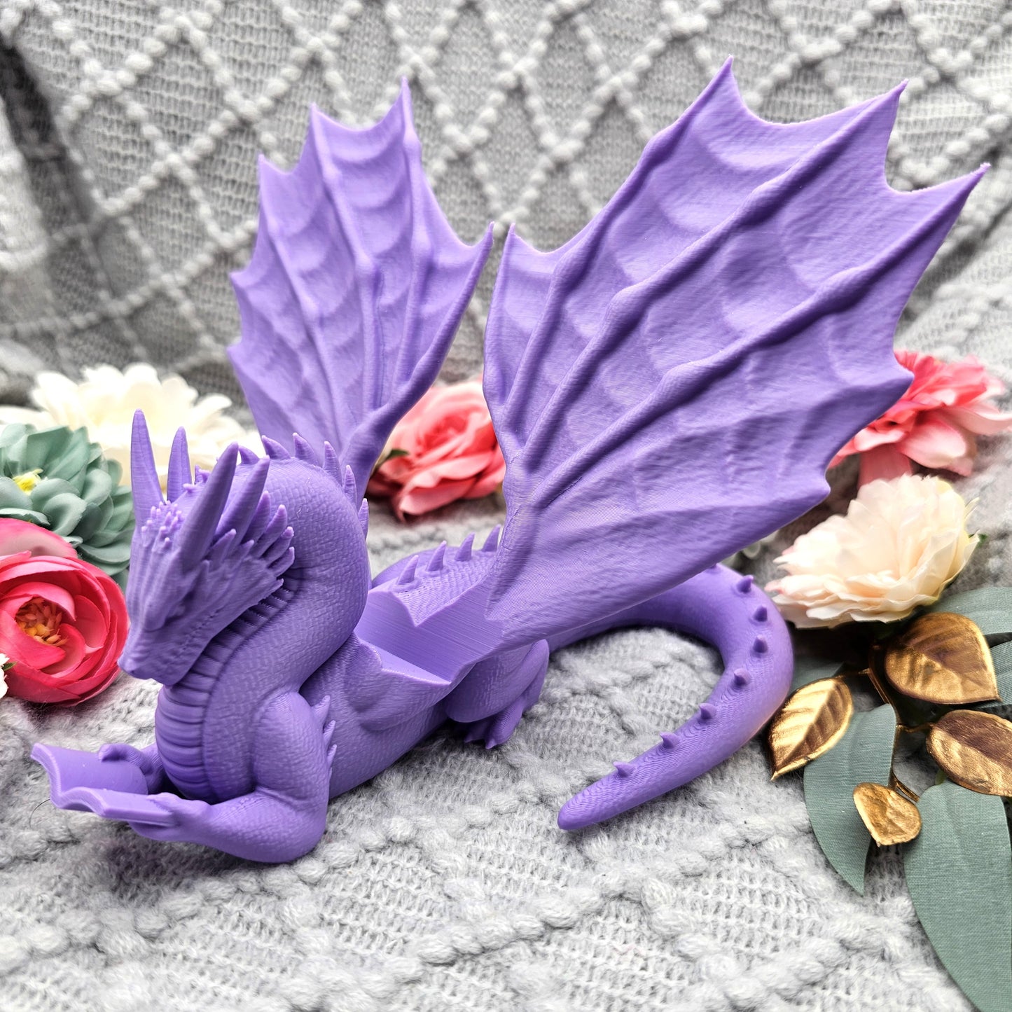 Accountant Reading Dragon | Color Choice Candy Colors | various sizes | 3D Print | Stand for Books E-Readers Tablets
