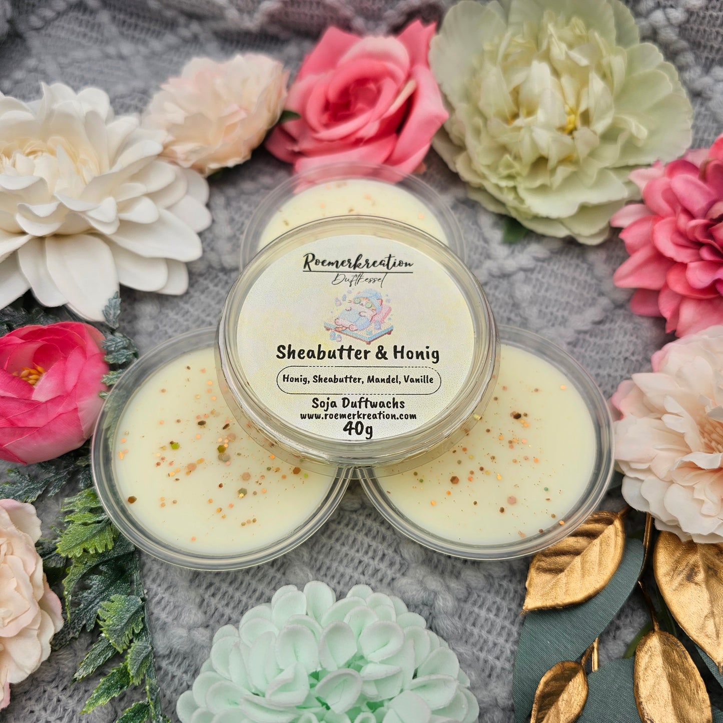 Schale 40 g | Sheabutter & Honig | Duftwachs