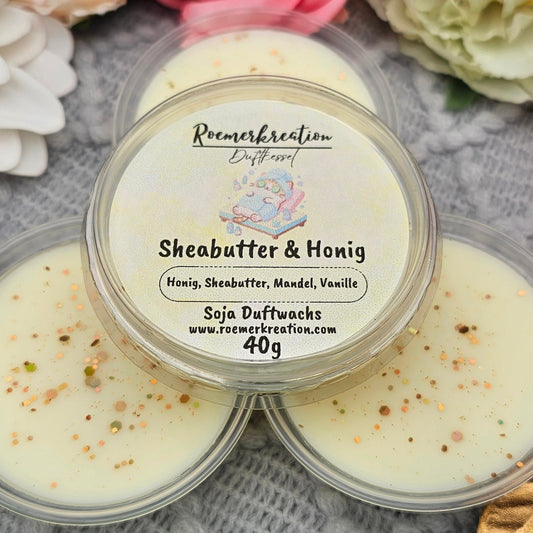 Schale 40 g | Sheabutter & Honig | Duftwachs