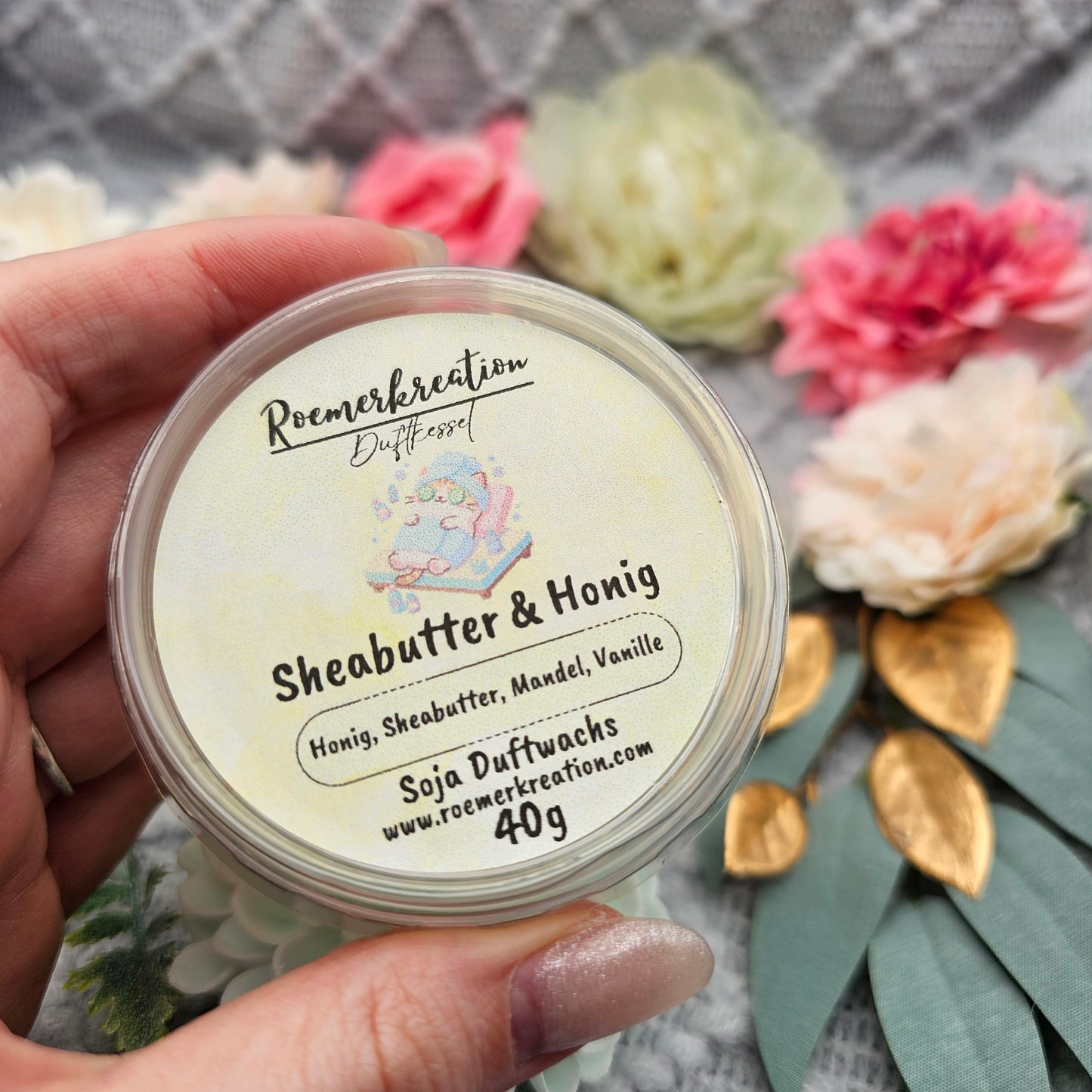 Schale 40 g | Sheabutter & Honig | Duftwachs