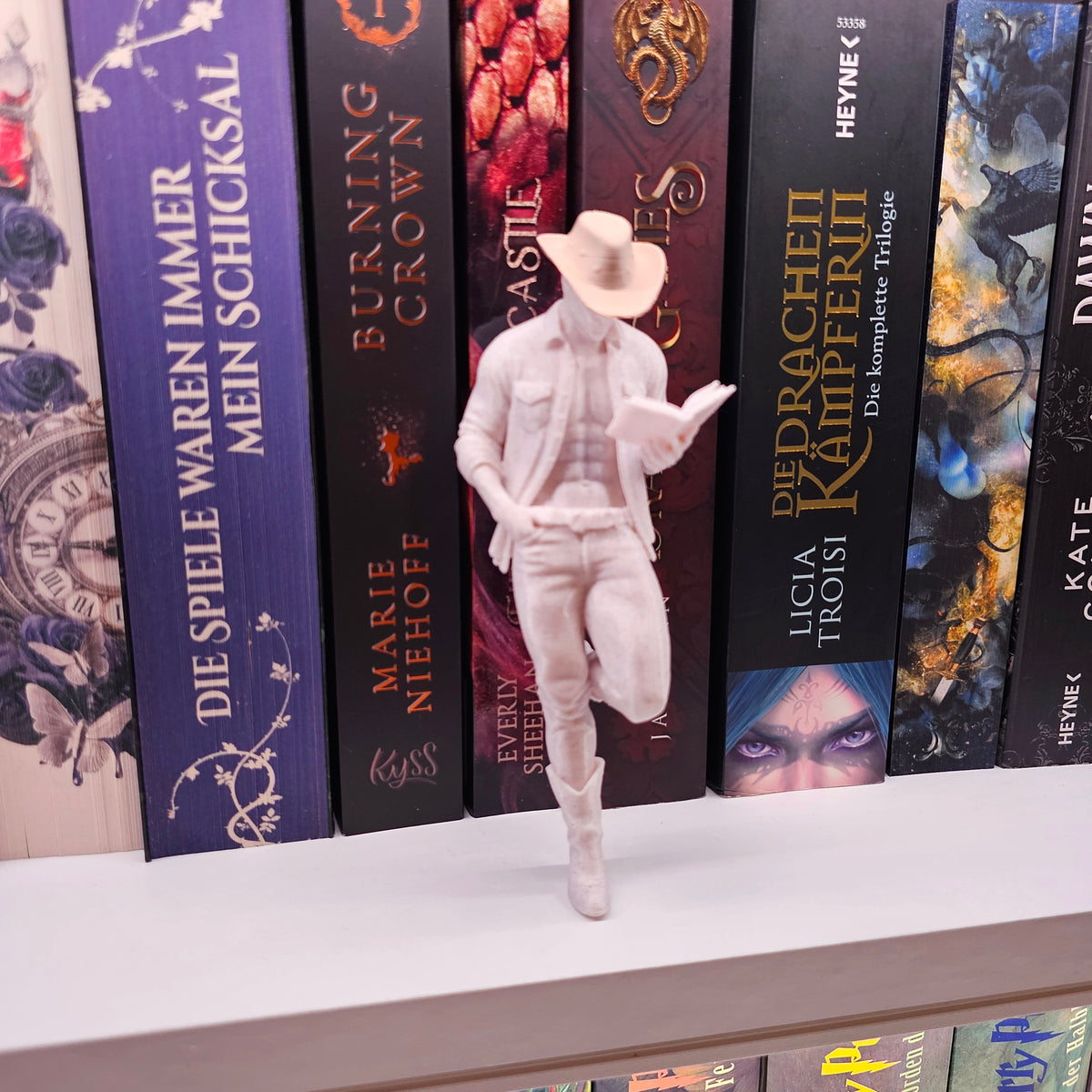 Regaldeko Cowboy Reader Marmor | 3D Druck