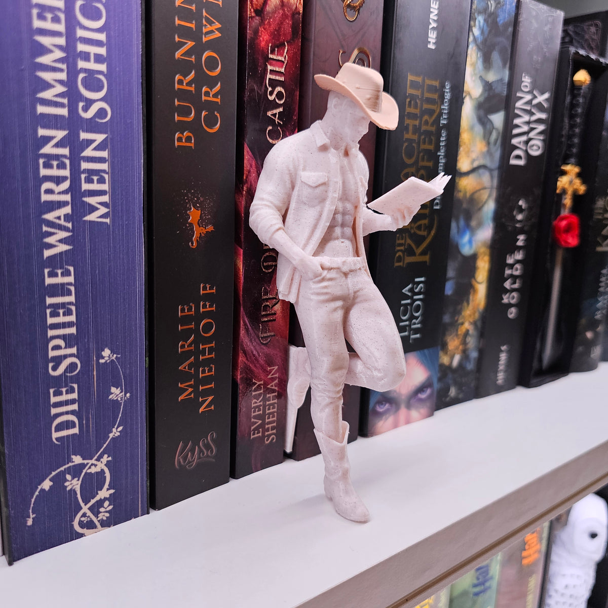 Regaldeko Cowboy Reader Marmor | 3D Druck