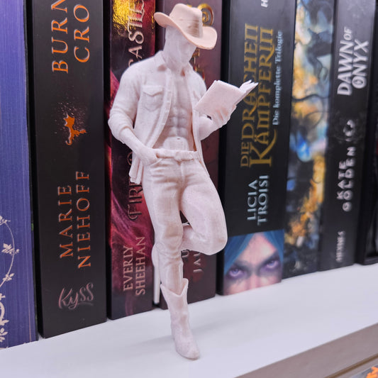 Regaldeko Cowboy Reader Marmor | 3D Druck