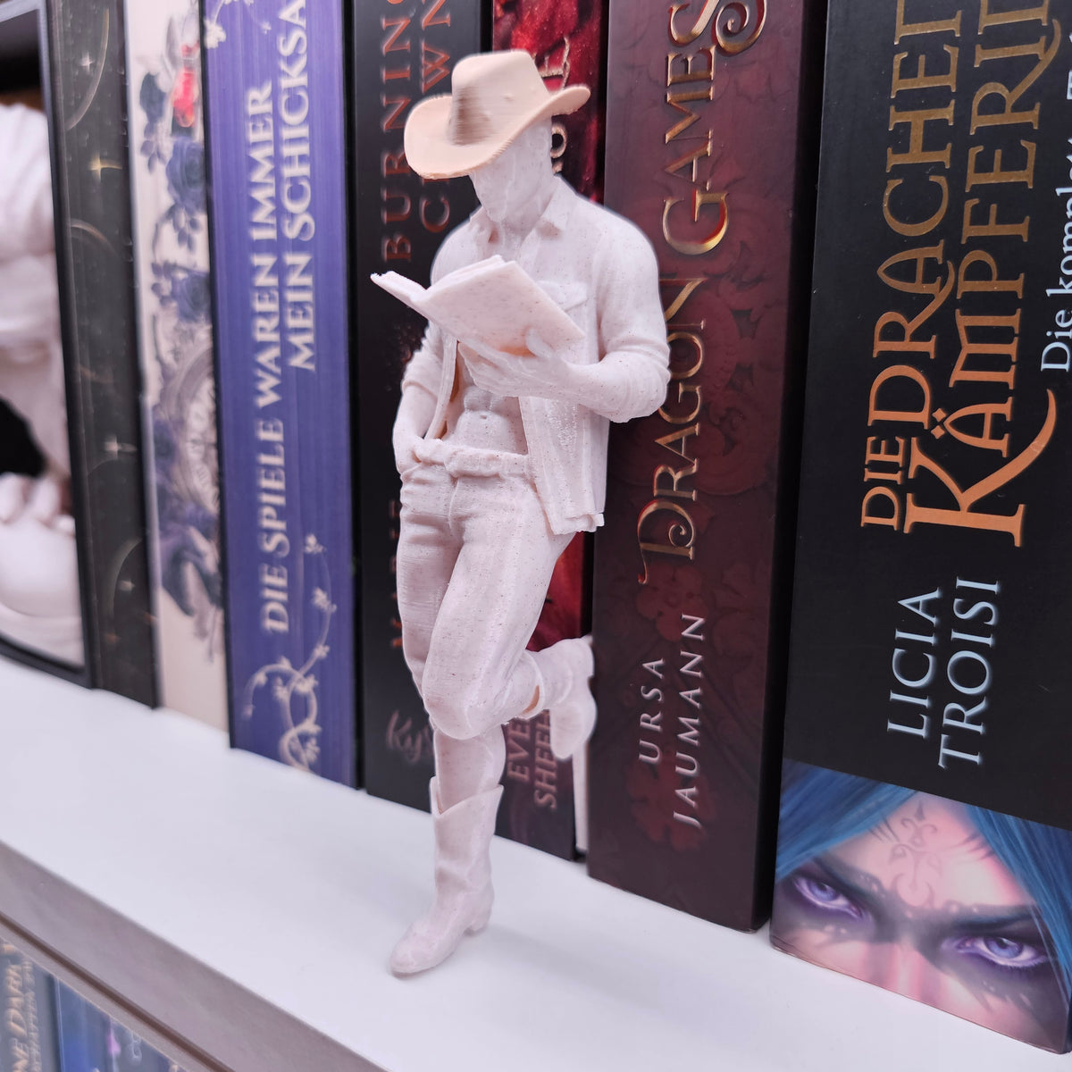 Regaldeko Cowboy Reader Marmor | 3D Druck