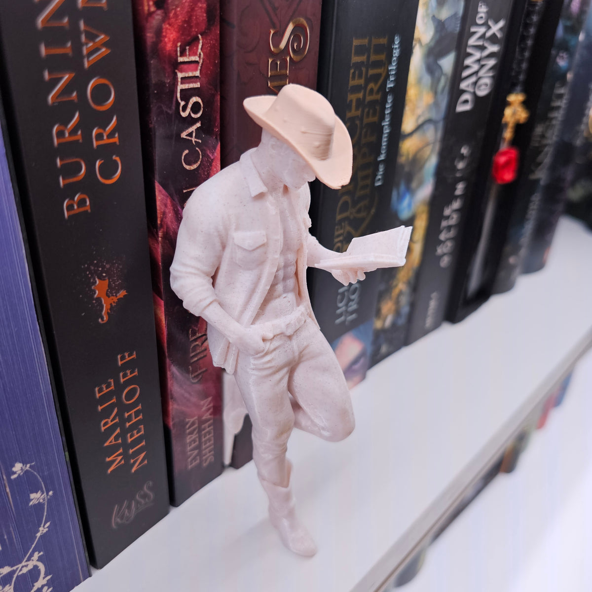Regaldeko Cowboy Reader Marmor | 3D Druck