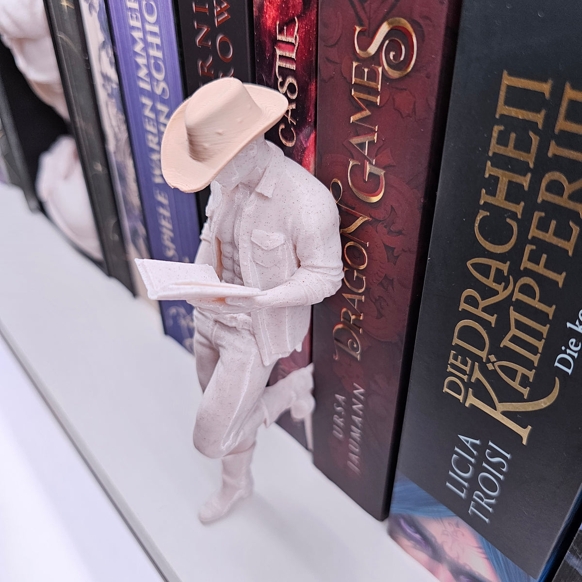 Regaldeko Cowboy Reader Marmor | 3D Druck