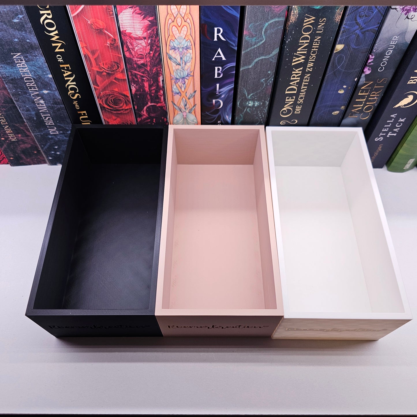 Book Nook Roses Color Selection | 3D Print | Bookend | Bookshelf Decoration