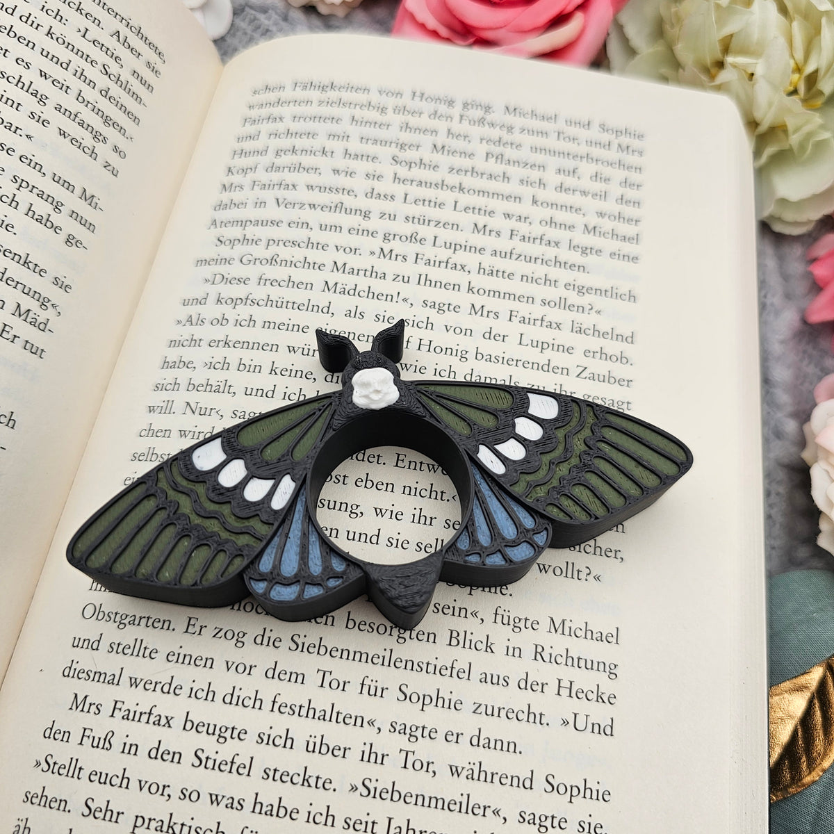 Buchseitenhalter Nachtfalter | Bookish Zubehör