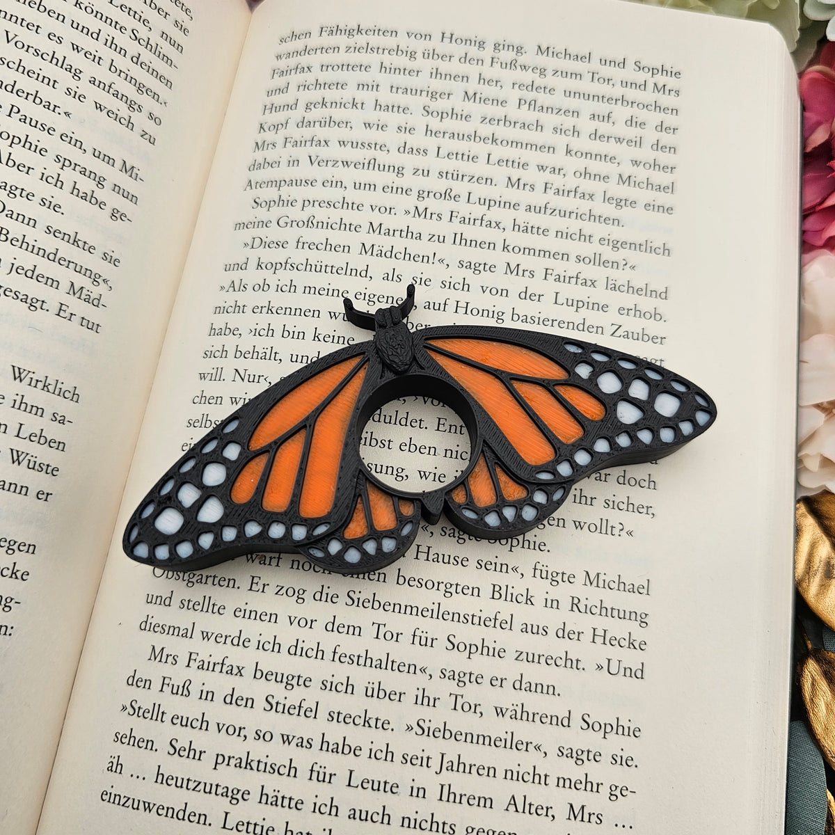 Buchseitenhalter Monarch Schmetterling | Bookish Zubehör