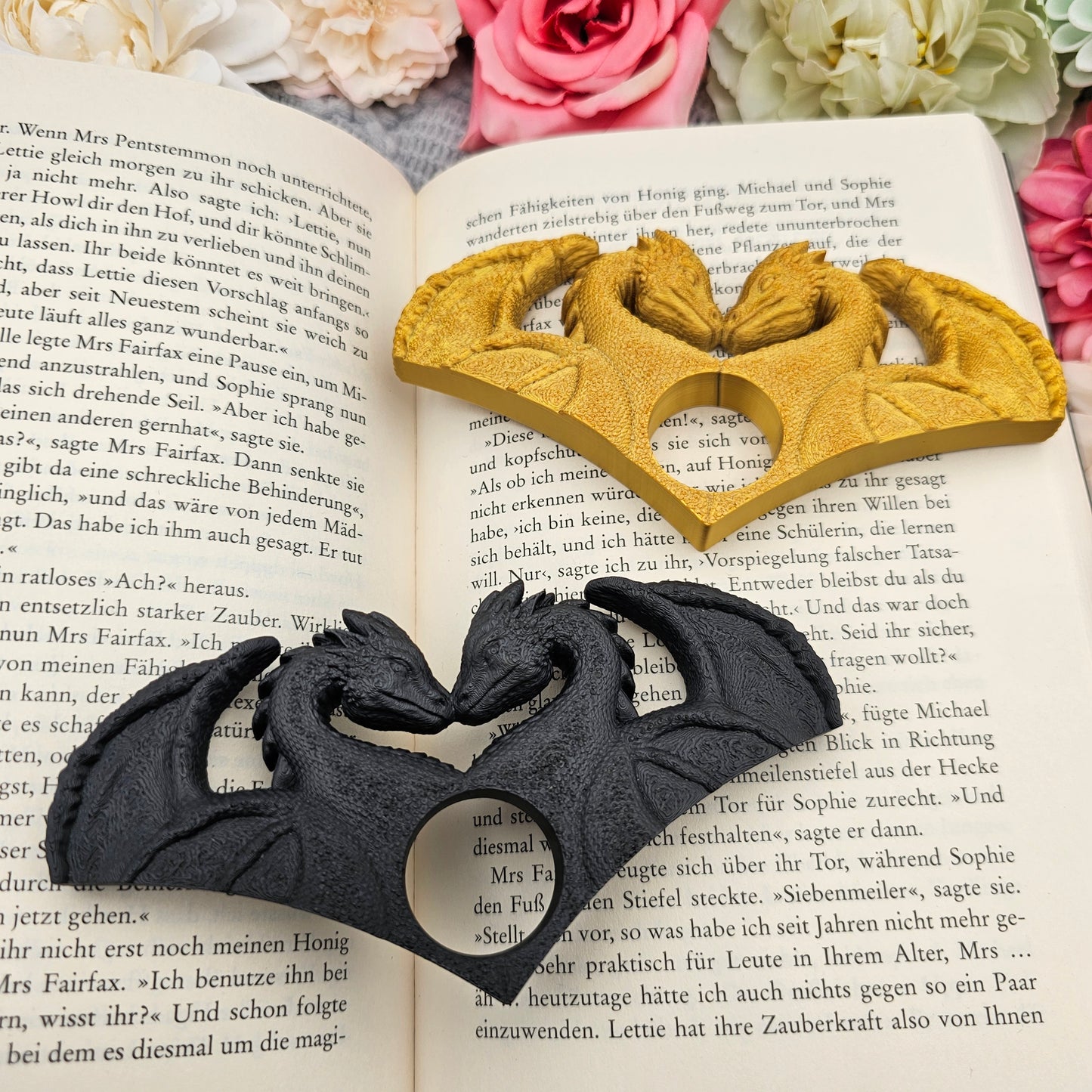 Book Page Holder Dragon Color Choice | Bookish Accessories | 3D Print