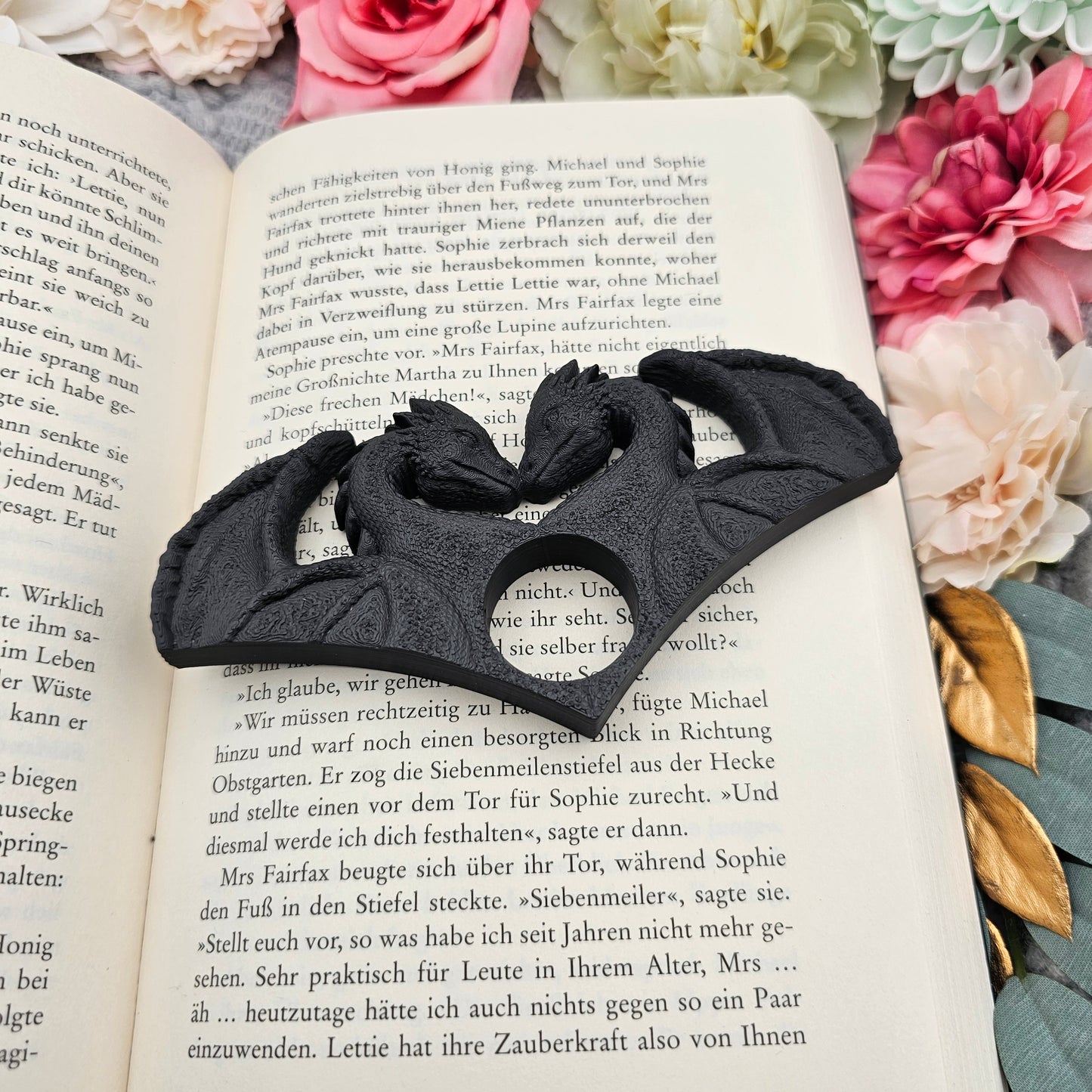 Book Page Holder Dragon Color Choice | Bookish Accessories | 3D Print