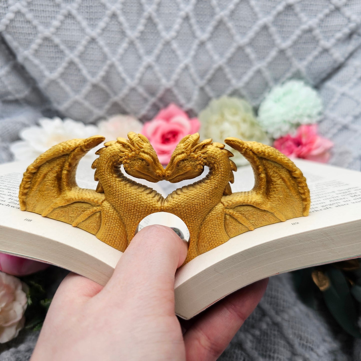Book Page Holder Dragon Color Choice | Bookish Accessories | 3D Print