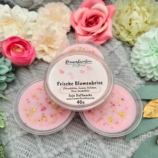 Schale 40 g | Frische Blumenbrise | Duftwachs