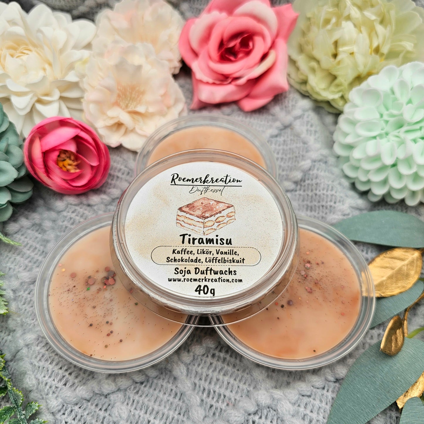 Schale 40 g | Tiramisu | Duftwachs