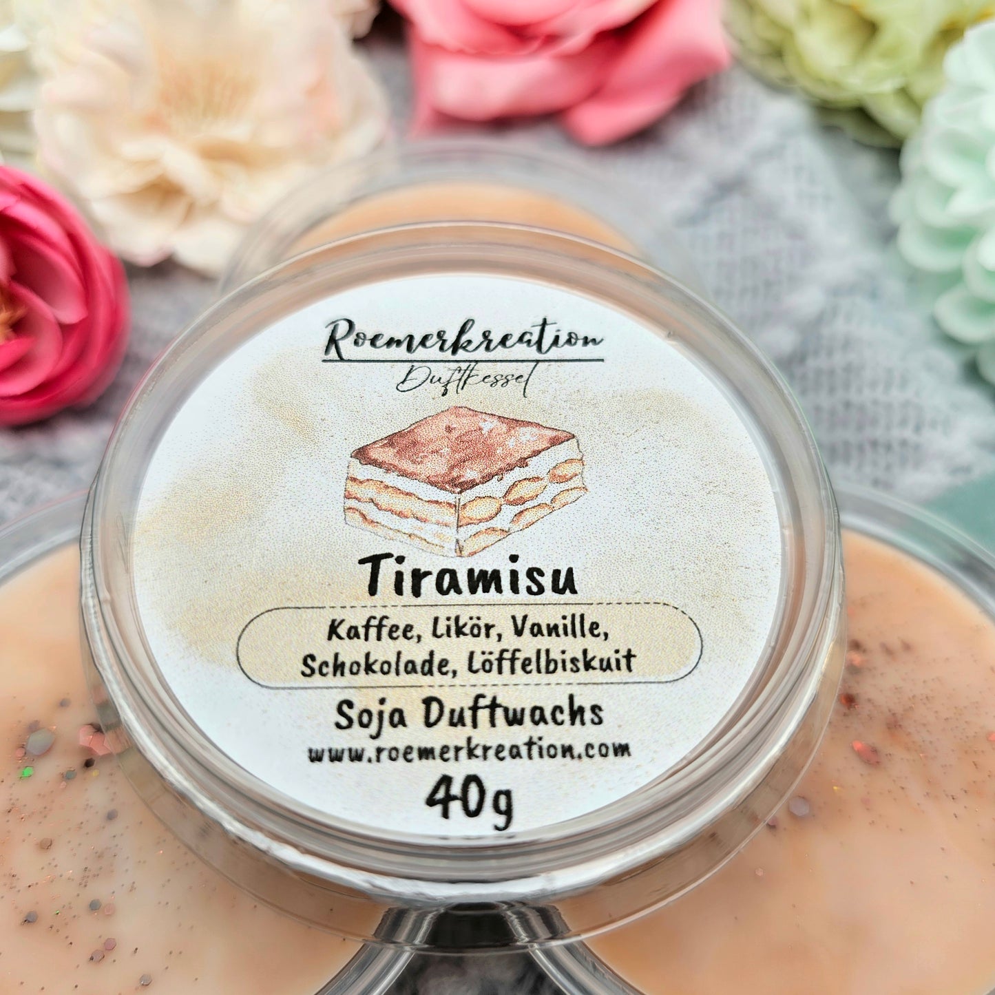 Schale 40 g | Tiramisu | Duftwachs
