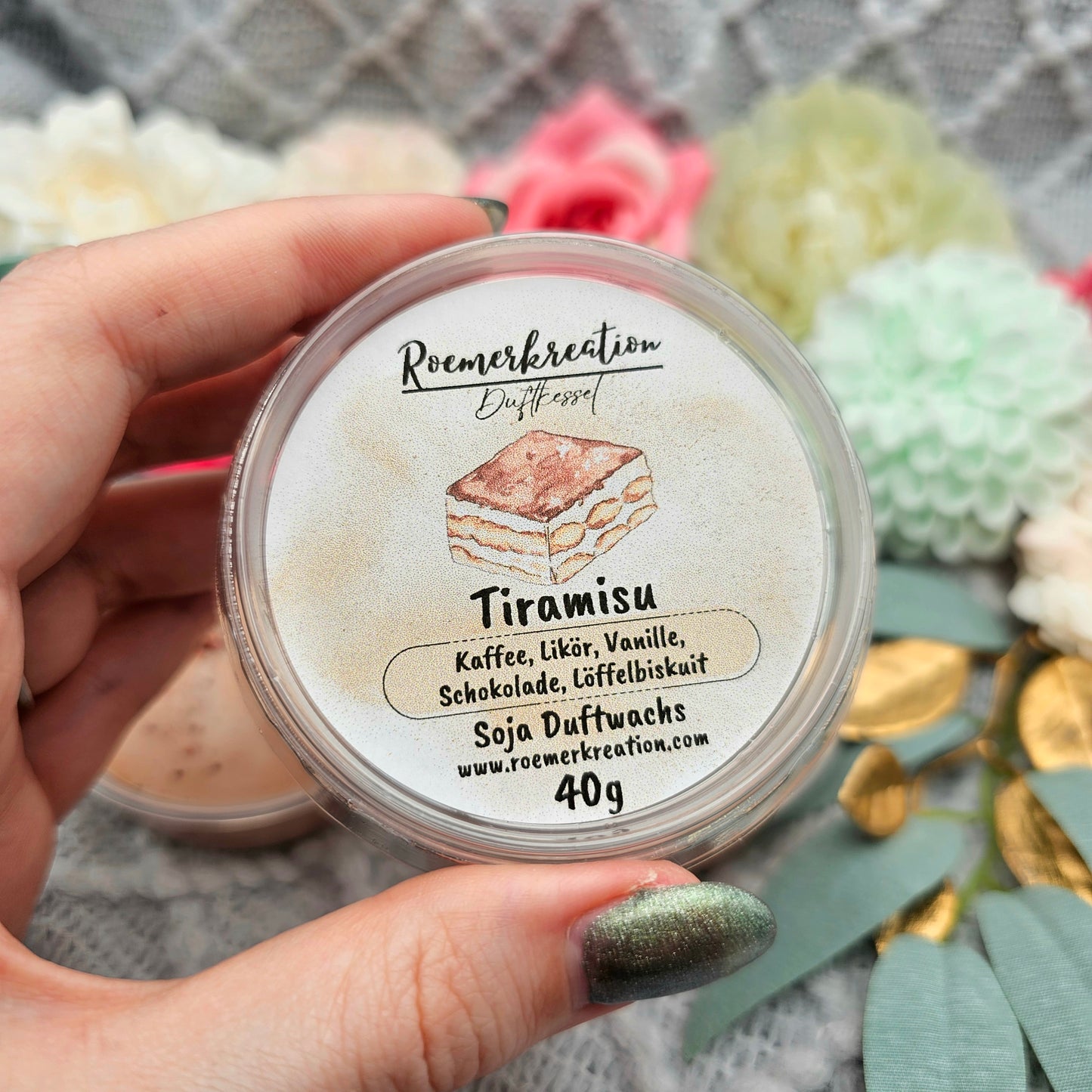 Schale 40 g | Tiramisu | Duftwachs