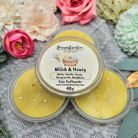 Schale 40 g | Milch & Honig | Duftwachs