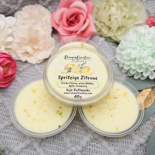 Schale 40 g | Spritzige Zitrone | Duftwachs