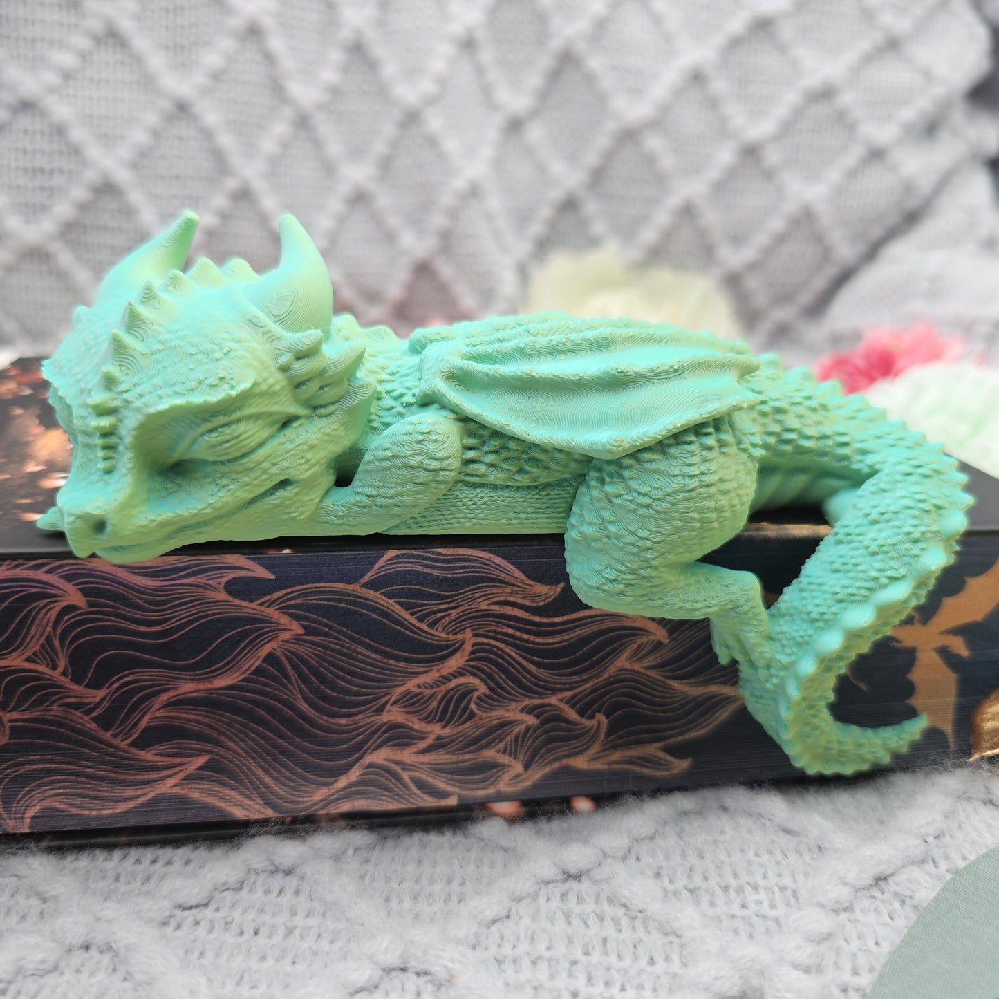 Special Edition - Limited Stock | Shelf Decoration Sleeping Dragon M 3-color | 3D Print