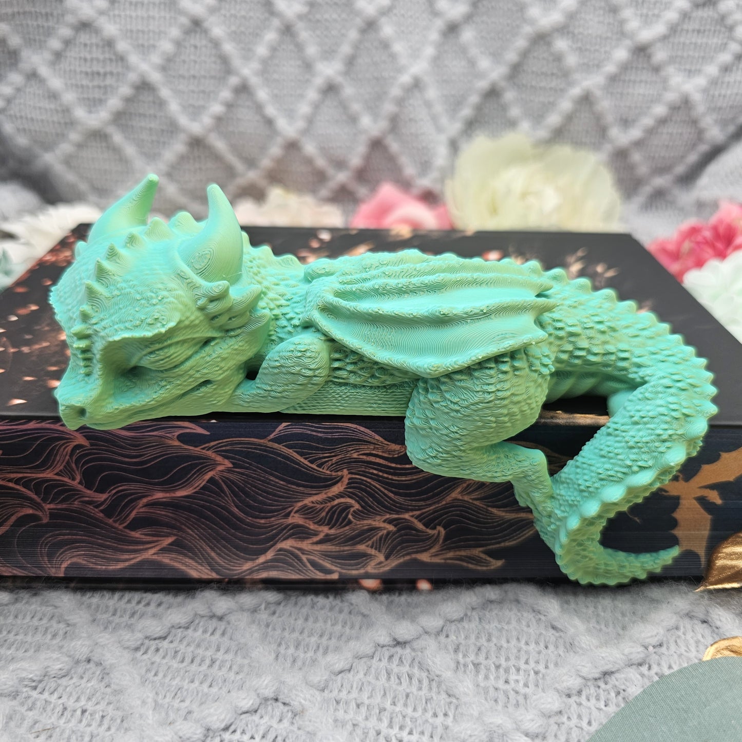Special Edition - Limited Stock | Shelf Decoration Sleeping Dragon M 3-color | 3D Print