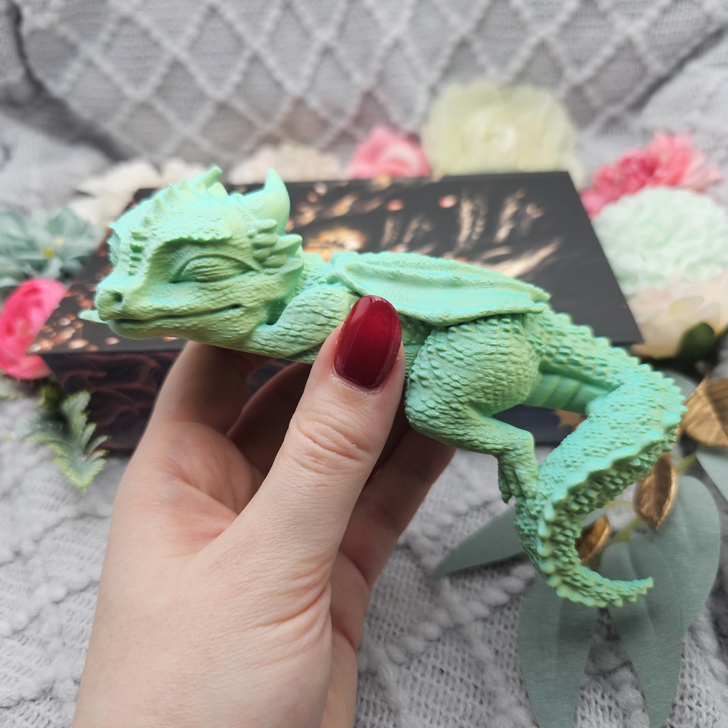 Special Edition - Limited Stock | Shelf Decoration Sleeping Dragon M 3-color | 3D Print