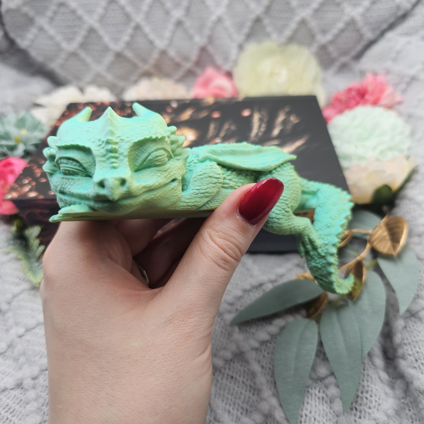 Special Edition - Limited Stock | Shelf Decoration Sleeping Dragon M 3-color | 3D Print