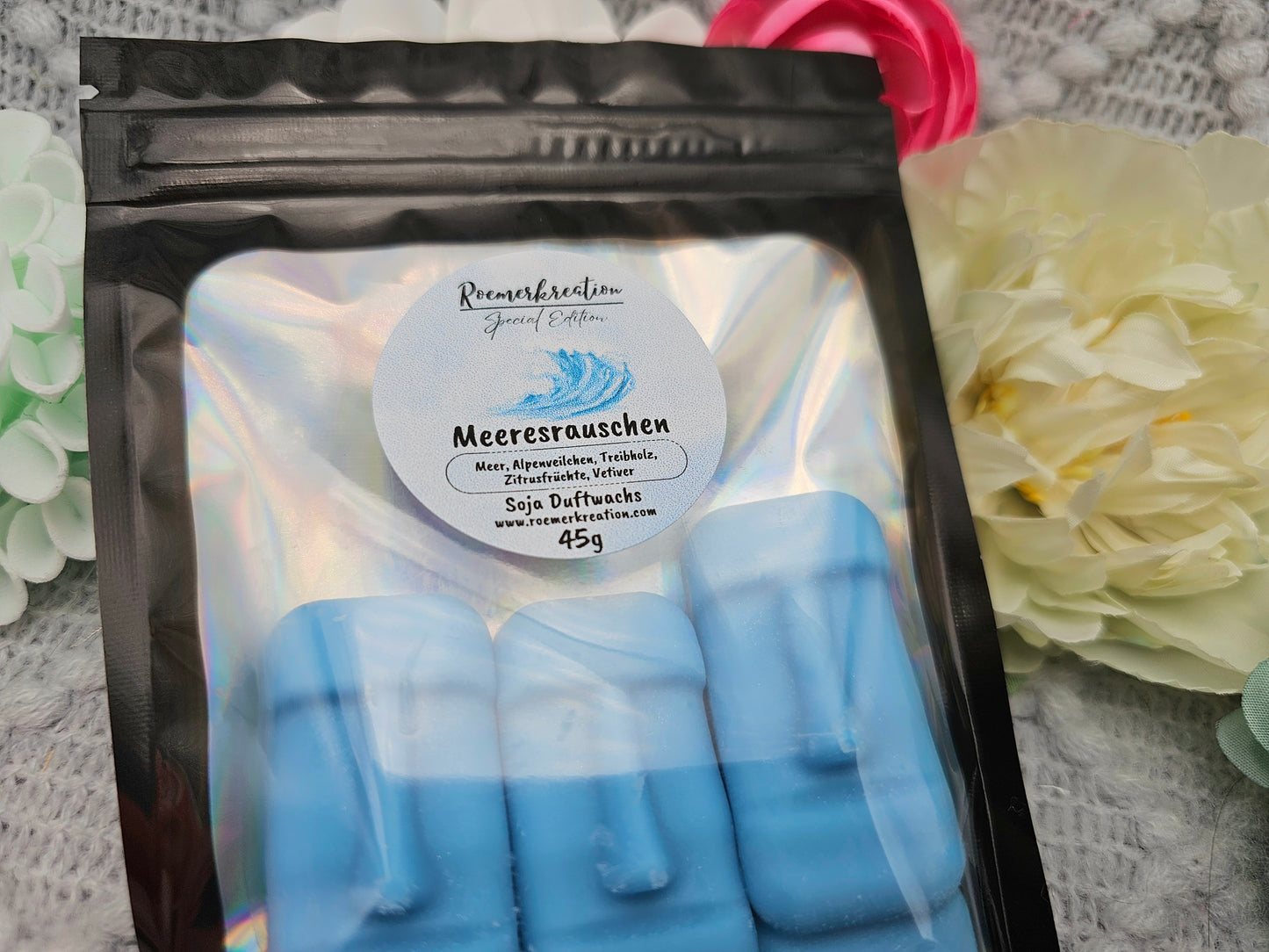 Moai 45 g | Meeresrauschen | Duftwachs