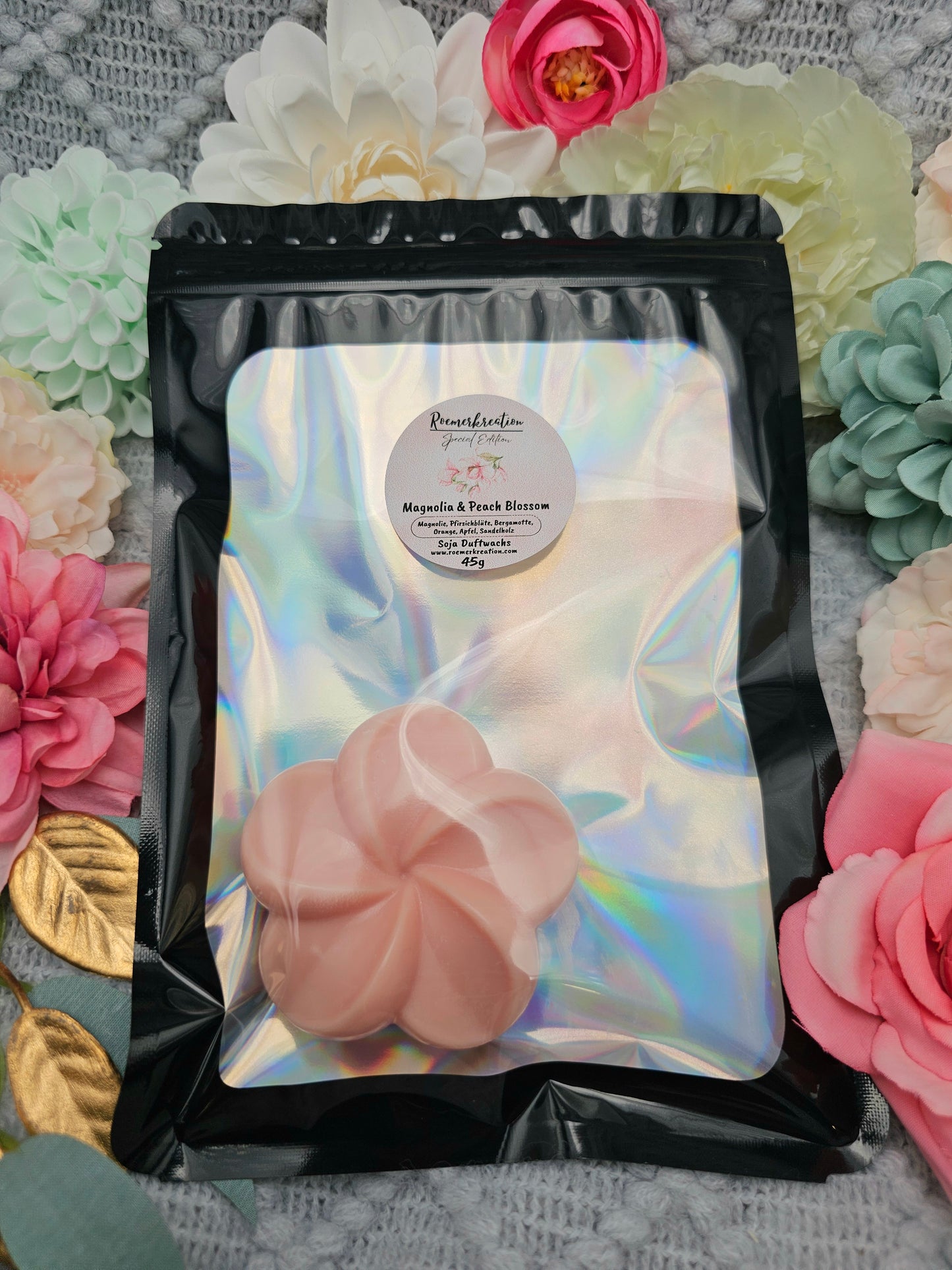 Blüte 45 g | Magnolia & Peach Blossom | Duftwachs