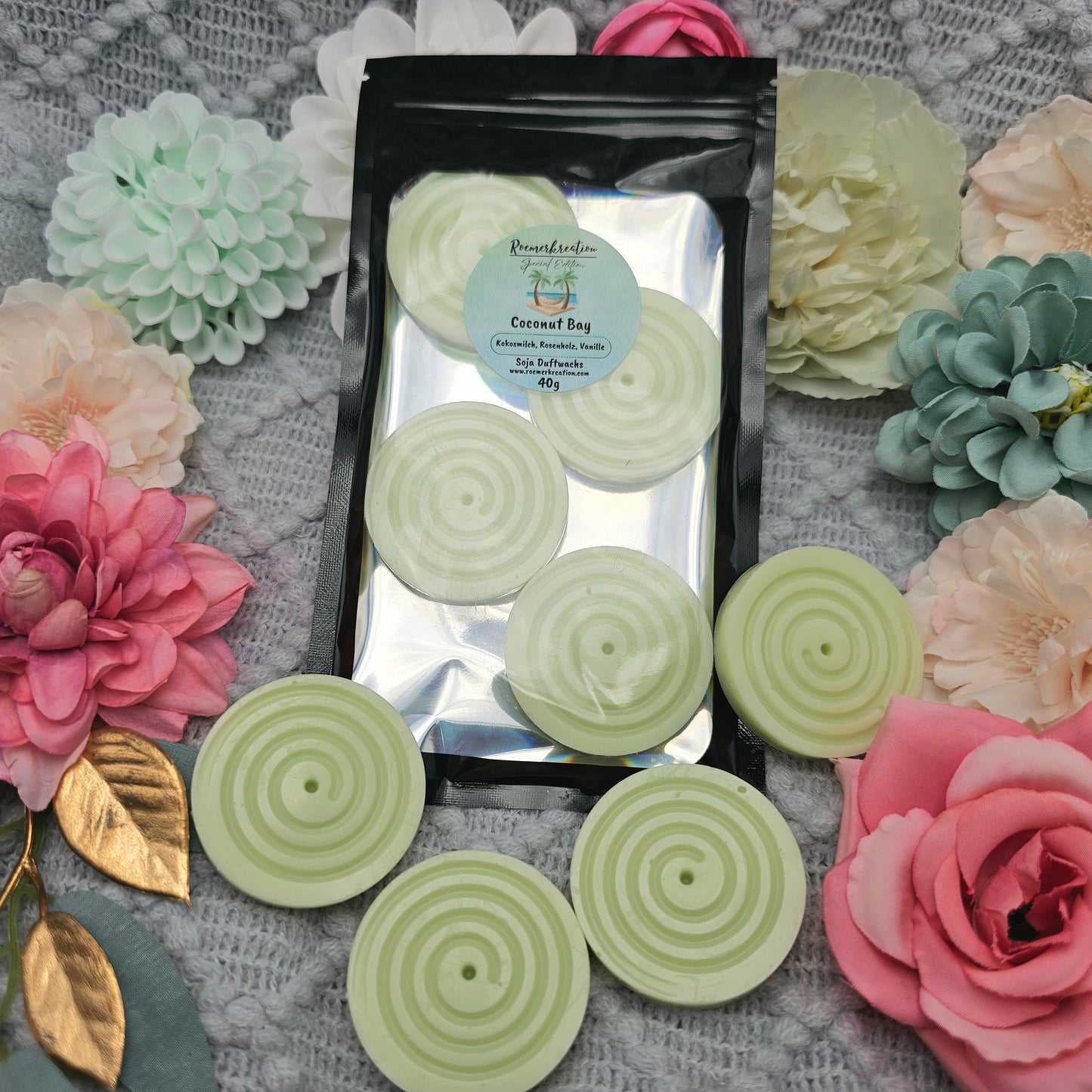 Kreise 40 g | Coconut Bay | Duftwachs